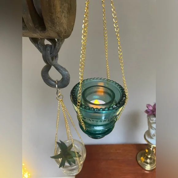 Vintage Upcycled Glass Insulator - Picture 3 of 7